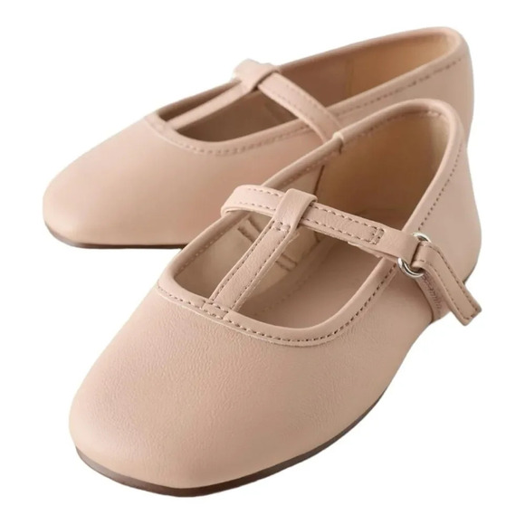 ZARA Kids | Pink | T-STRAP FLATS - Picture 2 of 6